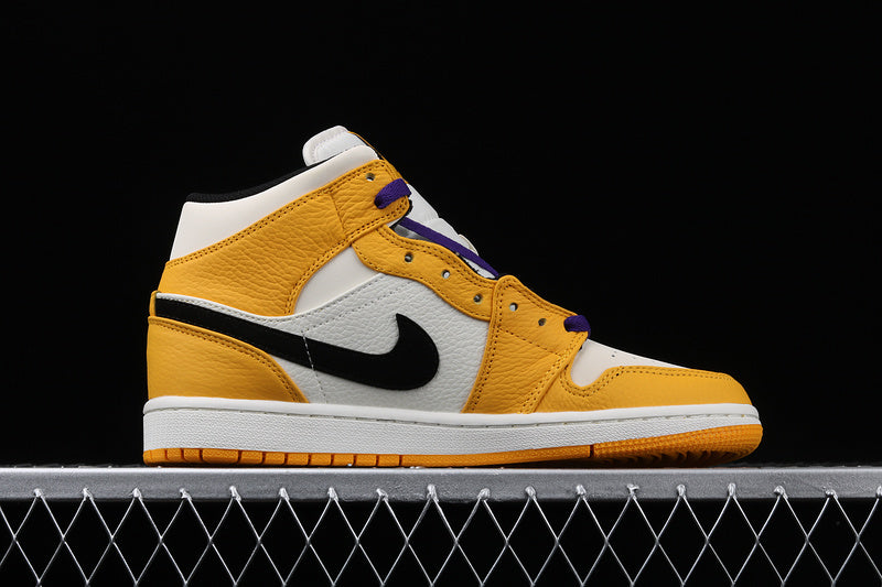 Jordan 1 Mid Lakers