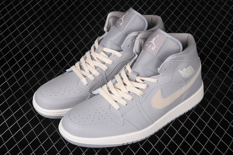 Jordan 1 Mid Atmosphere Grey Pale Ivory