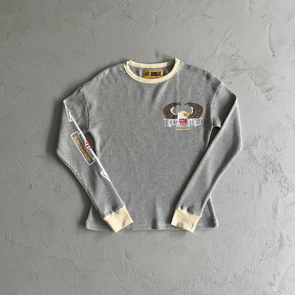 Corteiz Dipset Waffle Longsleeve Grey