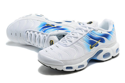 Nike Air Max Plus Spray Paint Swoosh White Blue