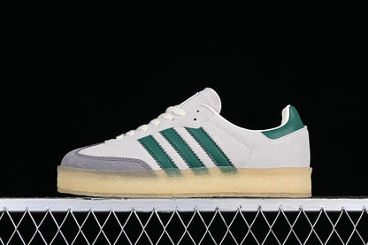 Adidas Clarks 8th Street Samba by Ronnie Fieg Chalk White Green