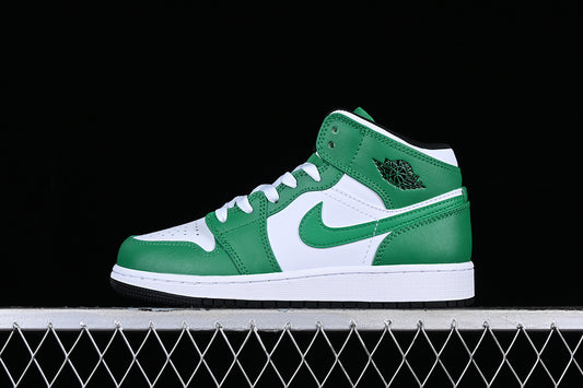 Jordan 1 Mid Lucky Green