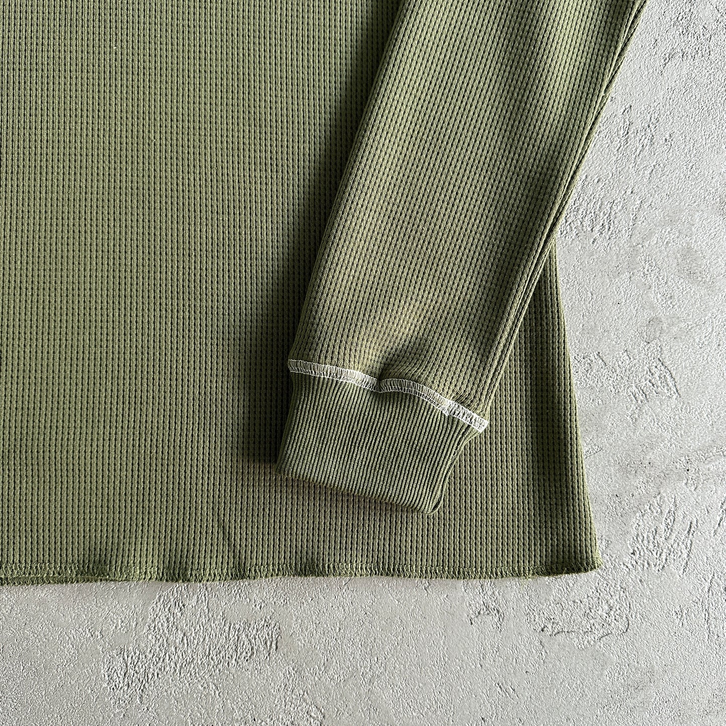 Corteiz Mesh Waffle Longsleeve Khaki Green