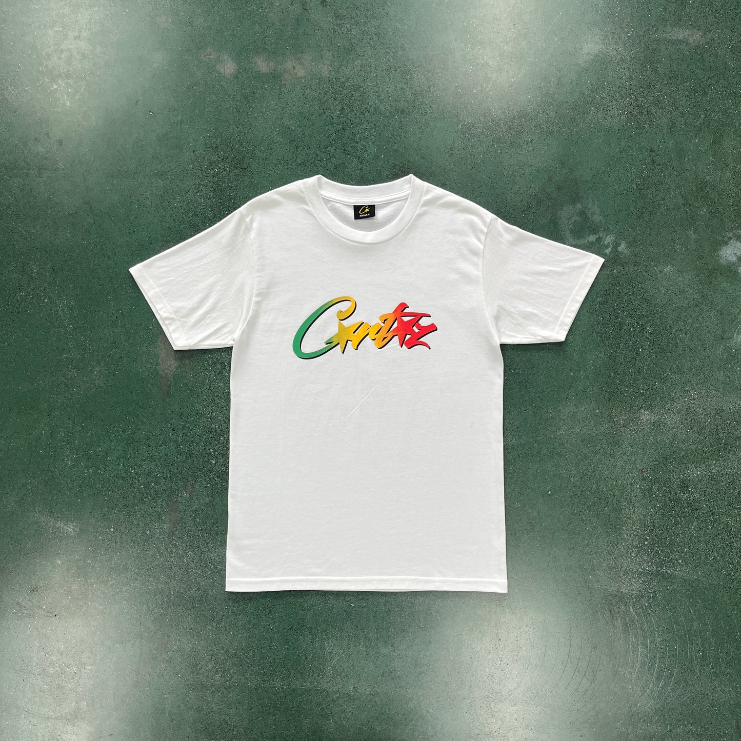 Corteiz Allstarz Gradient Carni Tee White