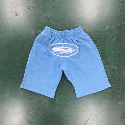 Corteiz Alcatraz Shorts Baby Blue