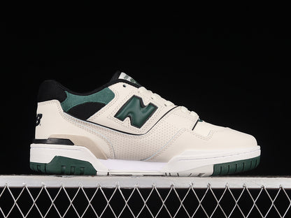 New Balance 550 White Salt Pine Green