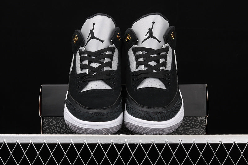 Jordan 3 Retro Tinker Black Cement Gold