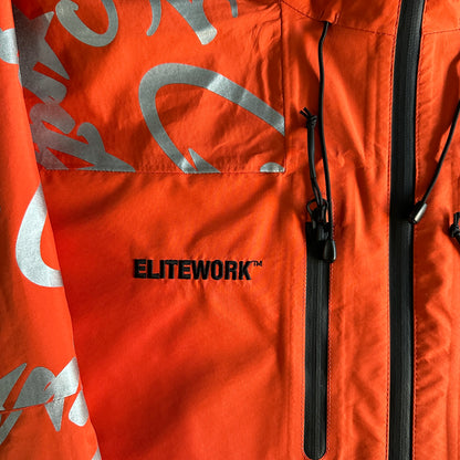 Corteiz Elitework Waterproof Shell Jacket Orange