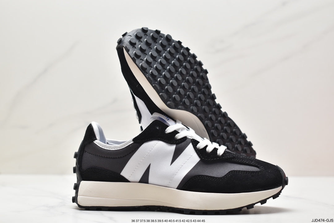 New Balance 327 Lab Black White