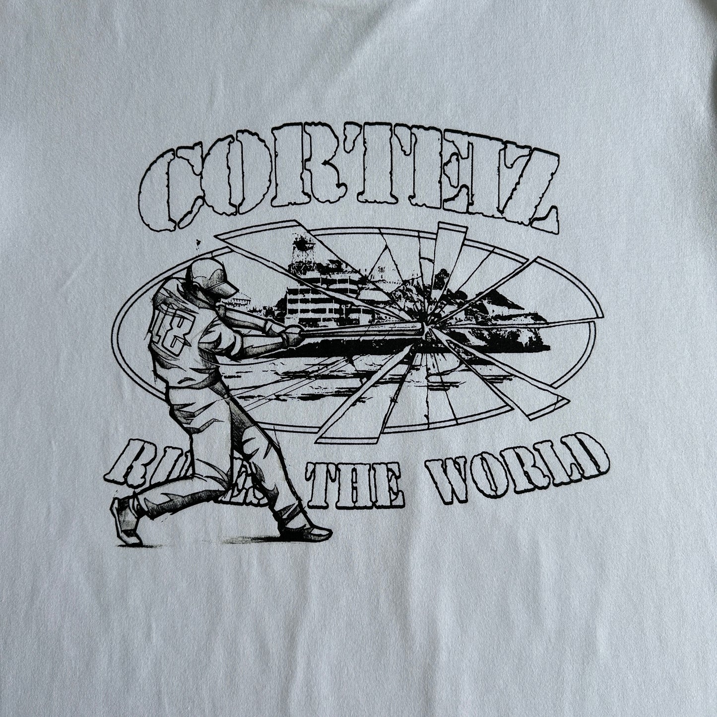 Corteiz Baseball Alcatraz Tee White