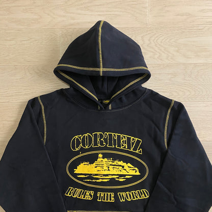 Corteiz Superior Hoodie Black Yellow