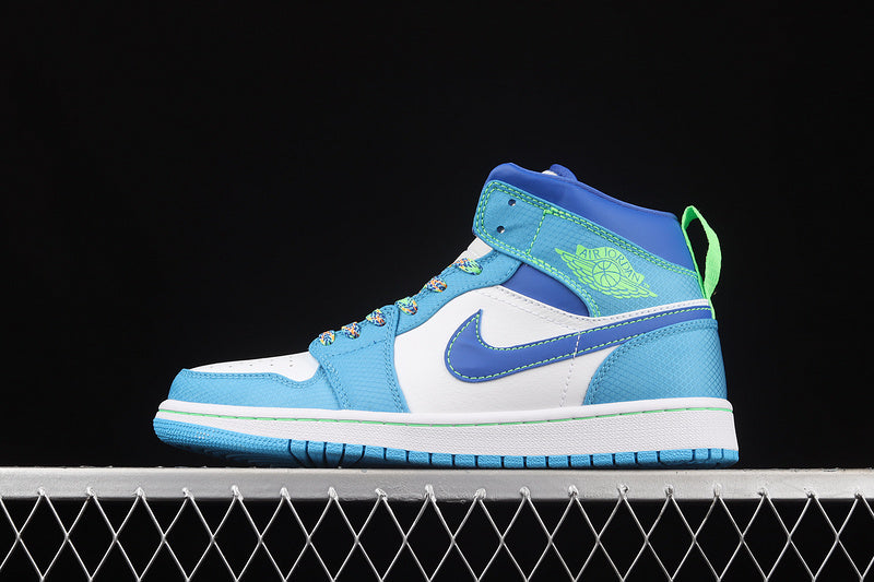 Jordan 1 Mid Sprite Blue