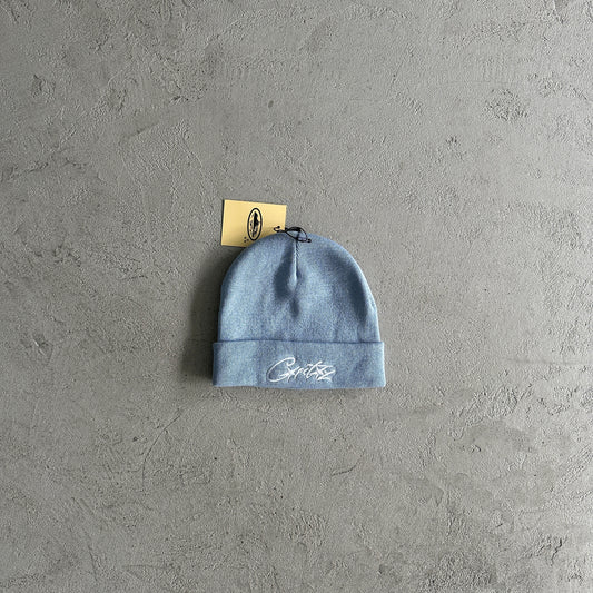 Corteiz Allstarz Folded Beanie Grey