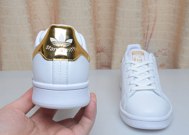 Adidas Stan Smith White Gold Metallic