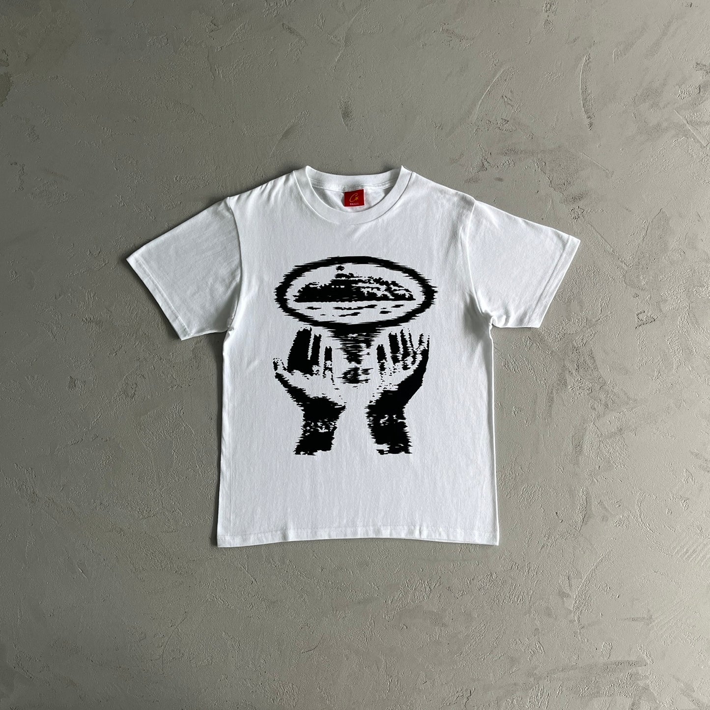 Corteiz Vortex Hands Tee White