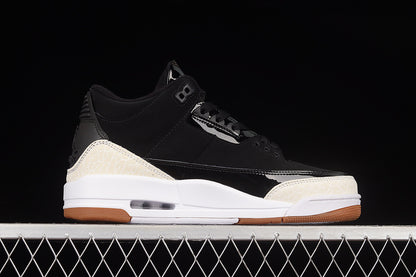 Jordan 3 Retro Black White Gum