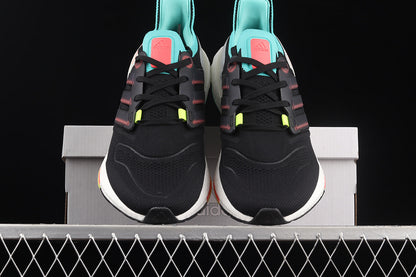 Adidas Ultra Boost 22 Black Turbo Mint Rush