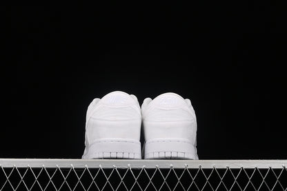 Nike Dunk Low Dover Street Market Triple White Velvet