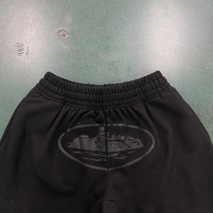 Corteiz Alcatraz Shorts Triple Black