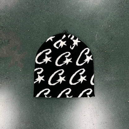 Corteiz Cstarz Monogram Beanie Black