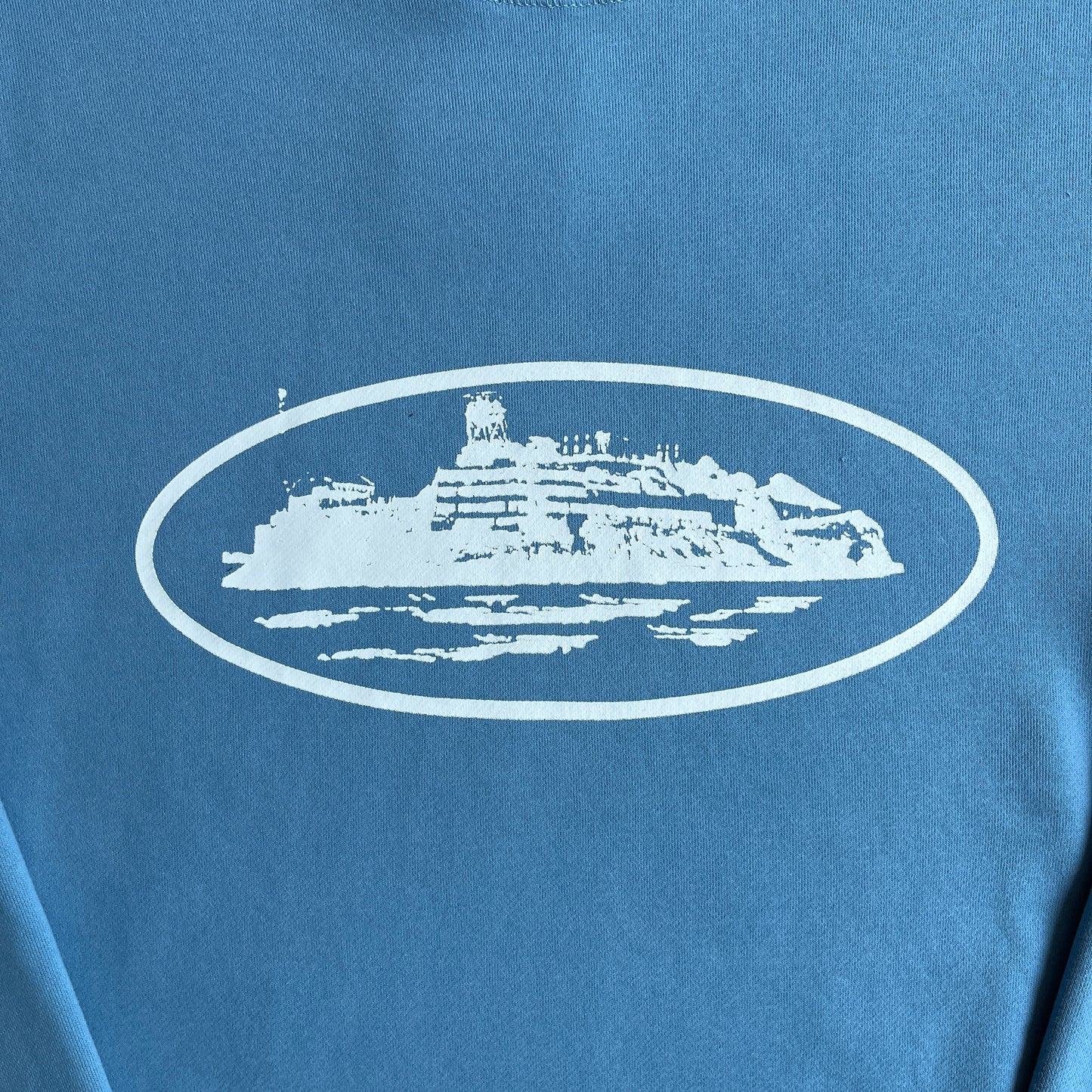 Corteiz Alcatraz Crewneck Sweatshirt Baby Blue