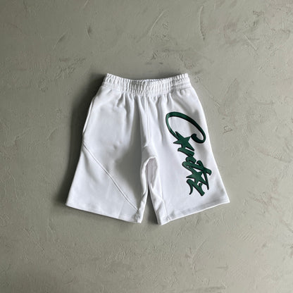 Corteiz Allstarz Shorts White Green