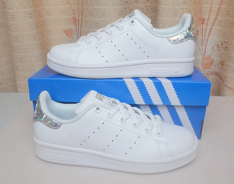 Adidas Stan Smith Sparkly Heel White