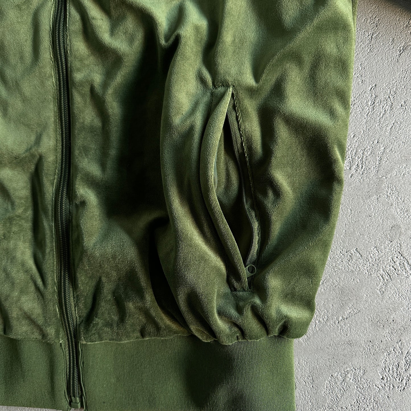 Corteiz VVS Velour Jacket Green