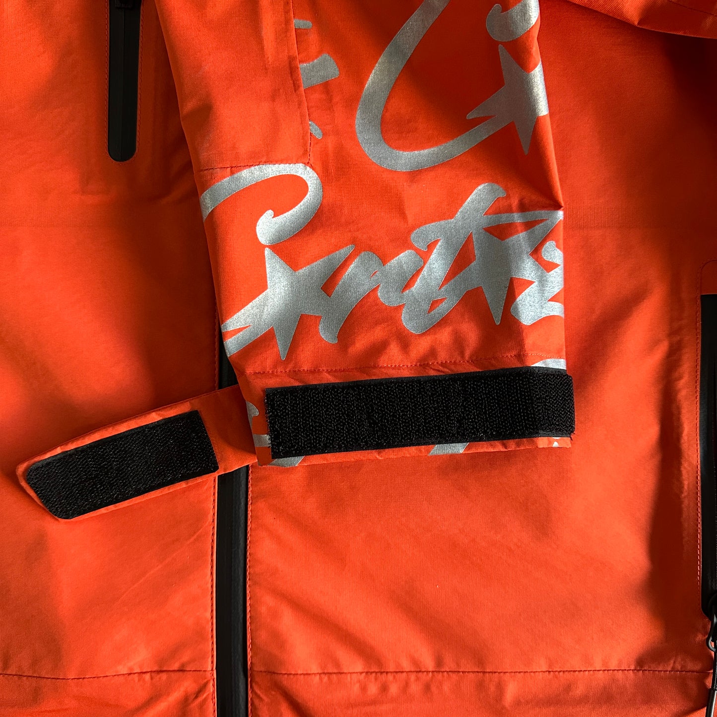 Corteiz Elitework Waterproof Shell Jacket Orange