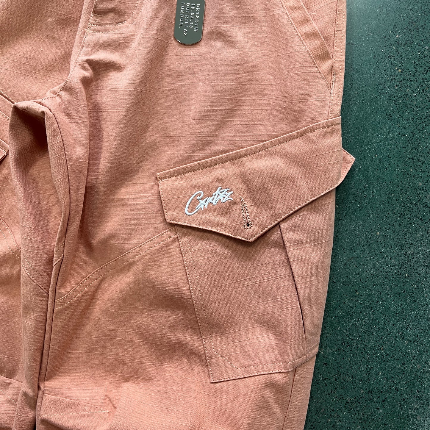 Corteiz Storm Cargo Pants Salmon