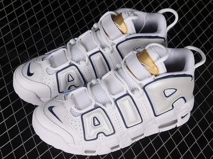 Nike Air More Uptempo White Midnight Navy