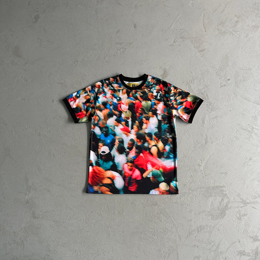 Corteiz World Cup Chaos Ribbed Tee Multicolor