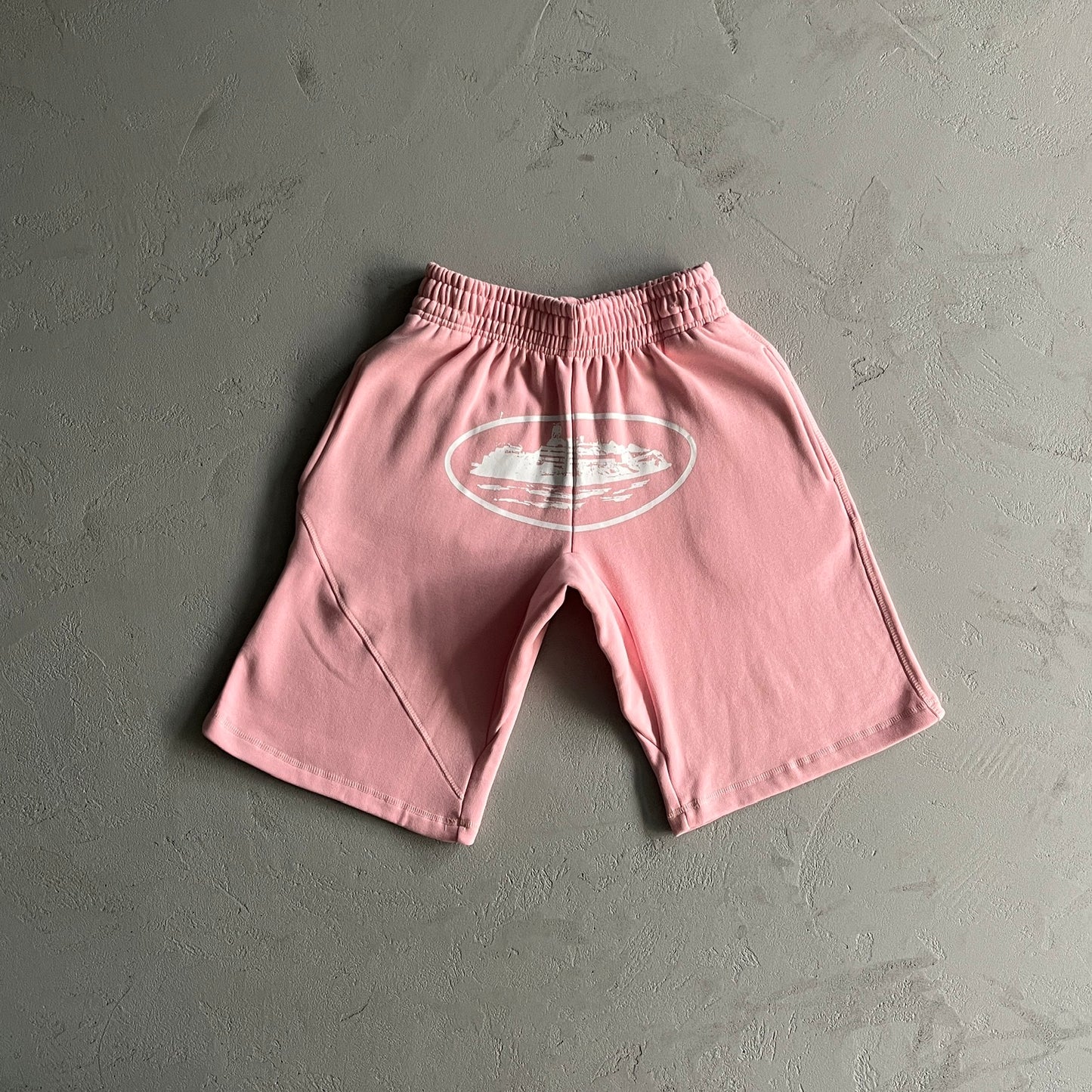 Corteiz Alcatraz Shorts Baby Pink