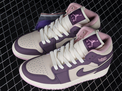 Jordan 1 Mid Pro Purple Desert Sand