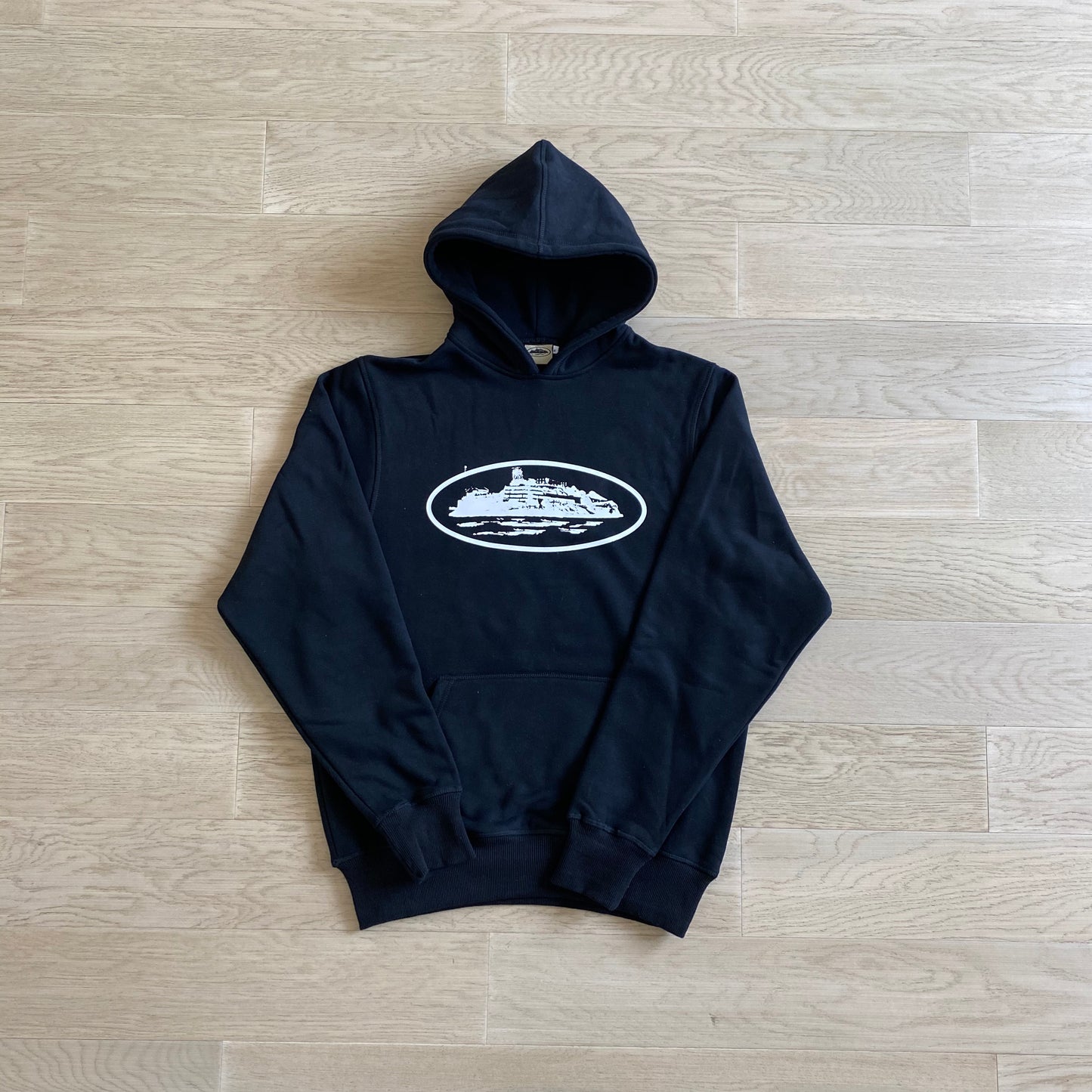 Corteiz Alcatraz Hoodie Black