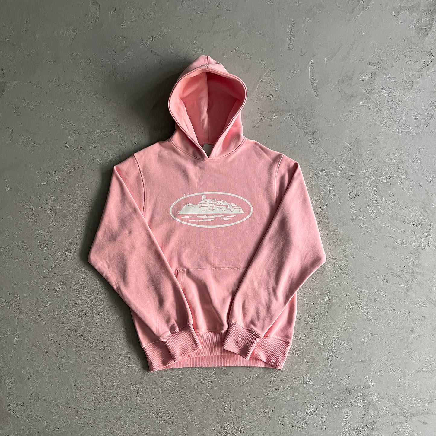 Corteiz Alcatraz Hoodie Baby Pink