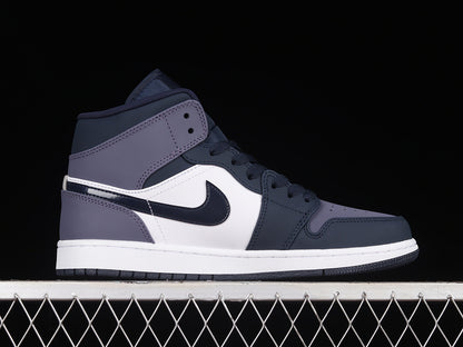 Jordan 1 Mid Obsidian Sanded Purple