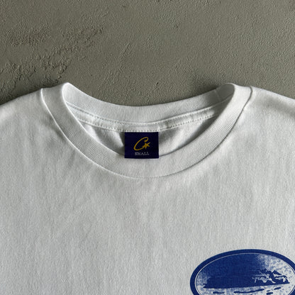 Corteiz Rally Vinylz Tee White