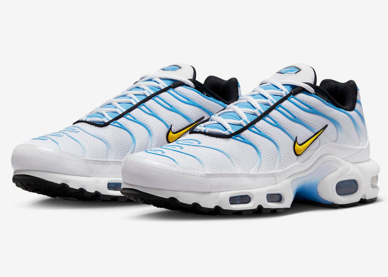 Nike Air Max Plus White University Blue Gold