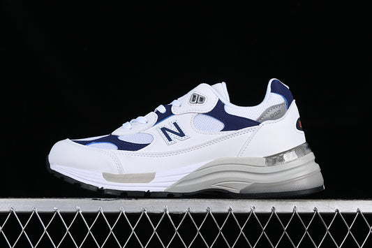 New Balance 992 White Navy