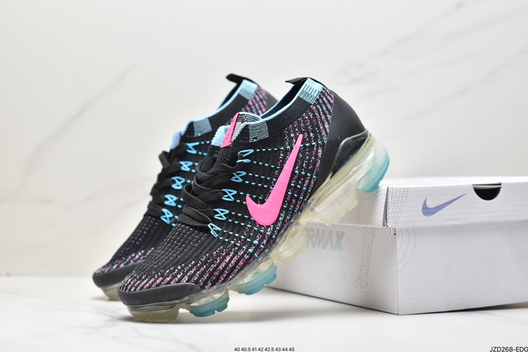 Nike Air VaporMax Flyknit 3 Black Baltic Blue Hyper Pink