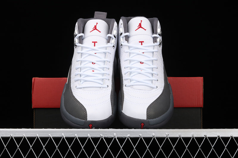 Jordan 12 Retro White Dark Grey