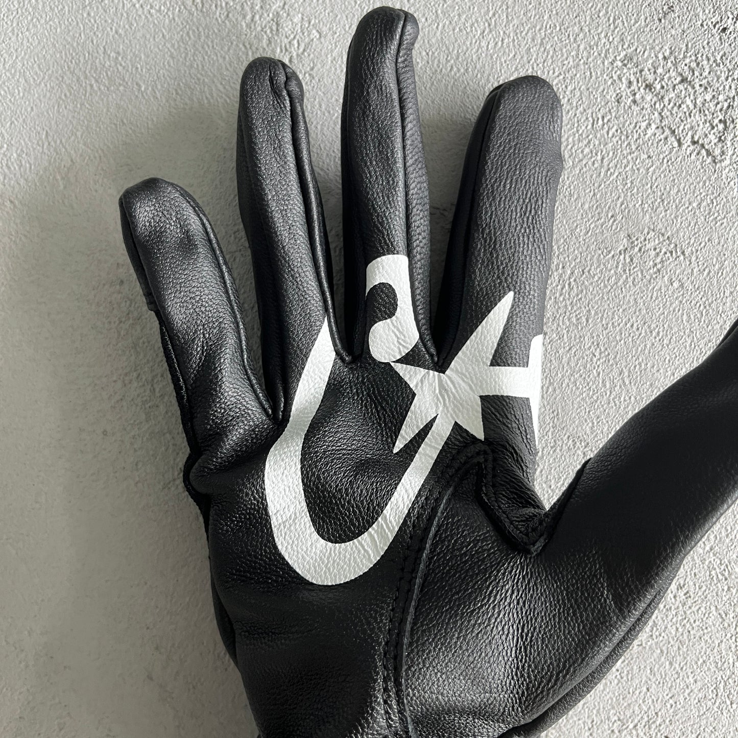 Corteiz Leather Gloves Black