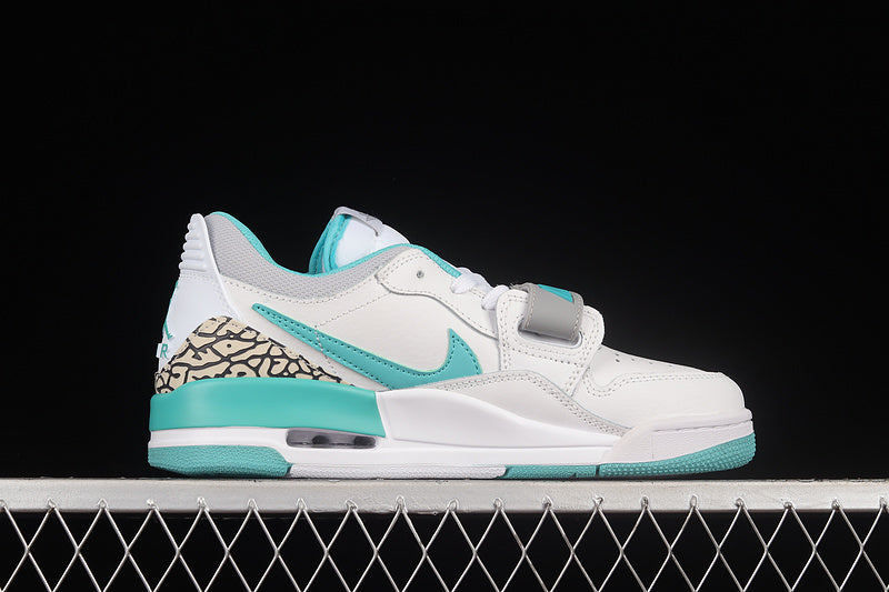 Jordan Legacy 312 Low White Turquois