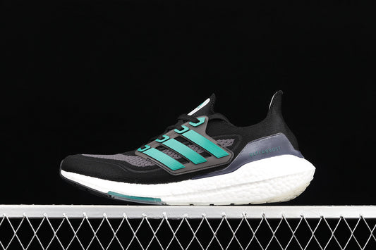 Adidas Ultra Boost 21 Black Sub Green