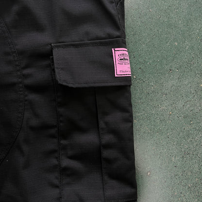 Corteiz Guerillaz Cargo Pants Black Pink