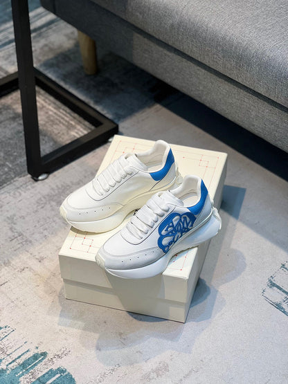 Alexander McQueen Sprint Runner White Blue