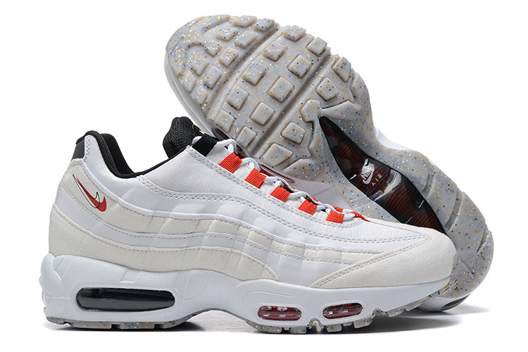 Nike Air Max 95 Light Bone Habanero Red