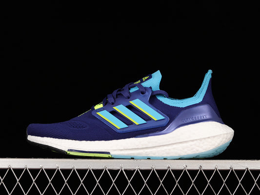 Adidas Ultra Boost 22 Legacy Indigo Sky Solar Yellow