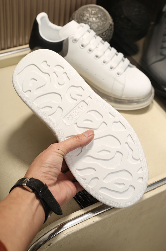 Alexander McQueen Oversized Clear Sole 3D Print White Black